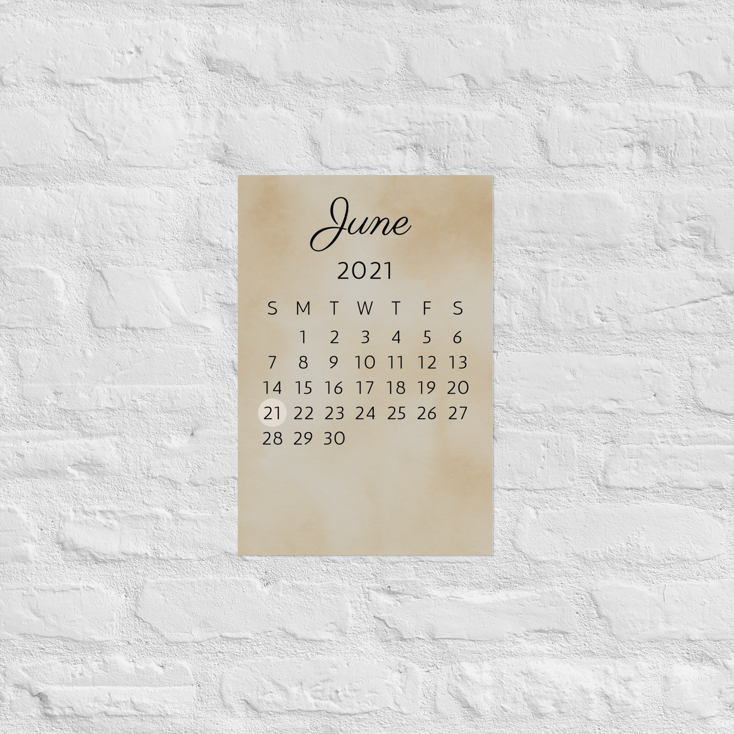 Special Day Calendar Art